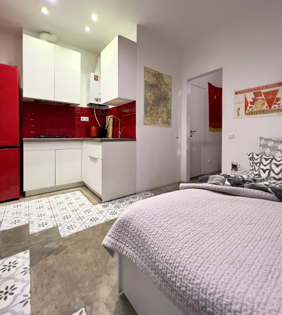 Апартаменты Красные апартаменты рядом с Дворцовой площадью