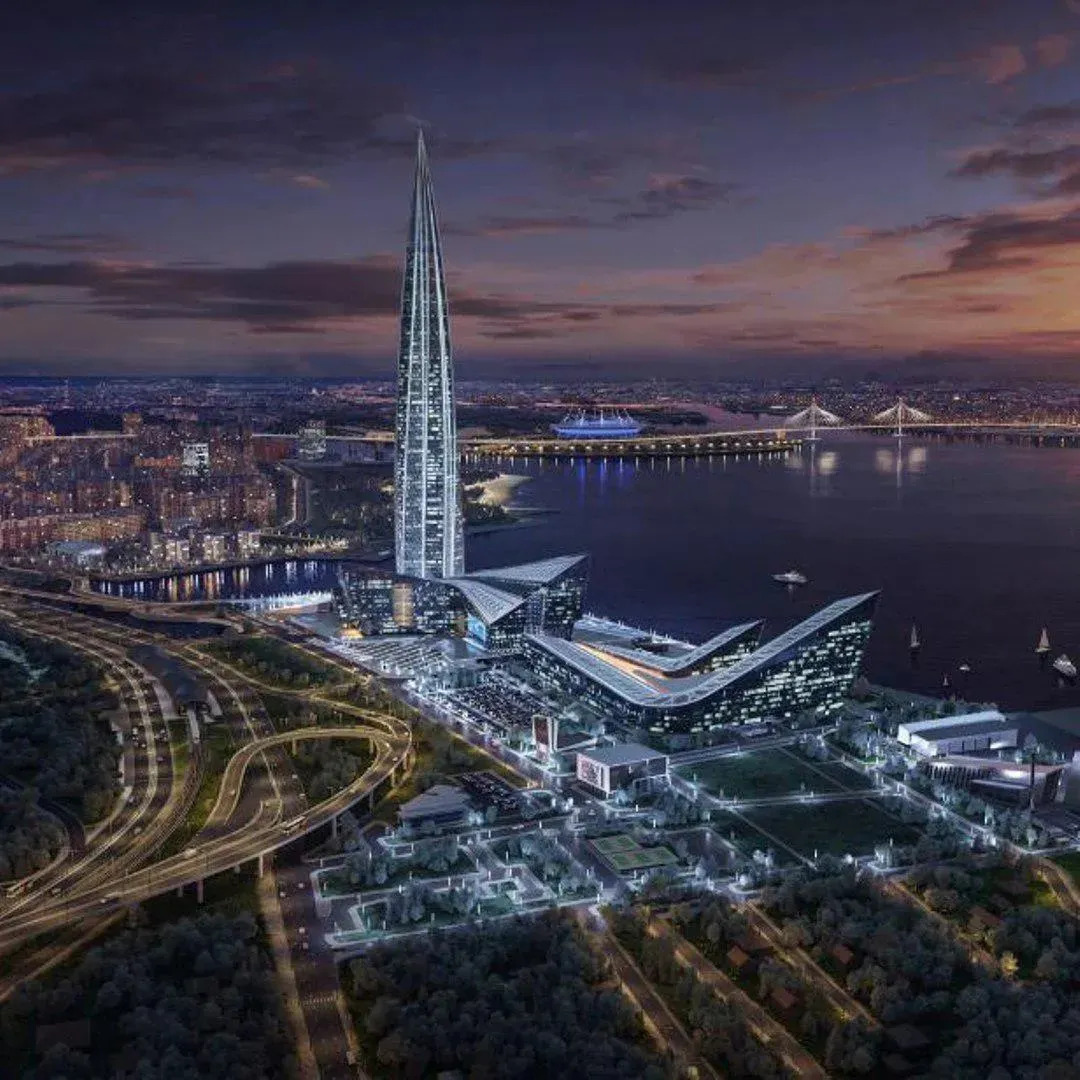 Апартаменты F-Apart с панорамным видом на Лахта Центр