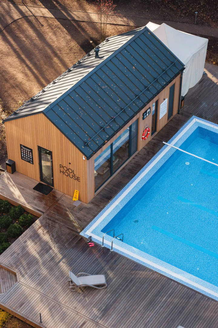 Апартаменты Видовые с видом на бассейн залив и лес