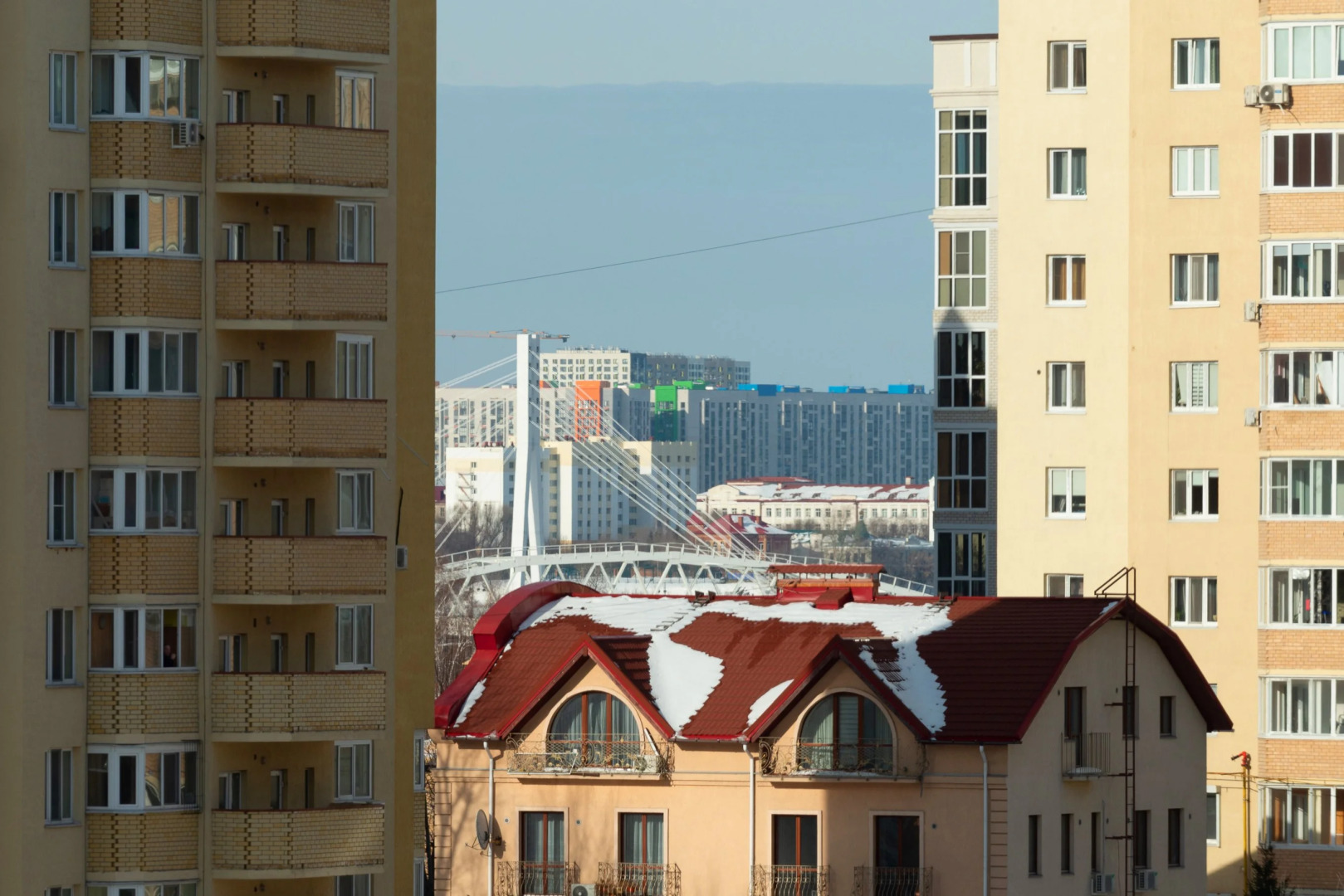 Апартаменты Стильная Квартира с Видом на Мост Влюбленных