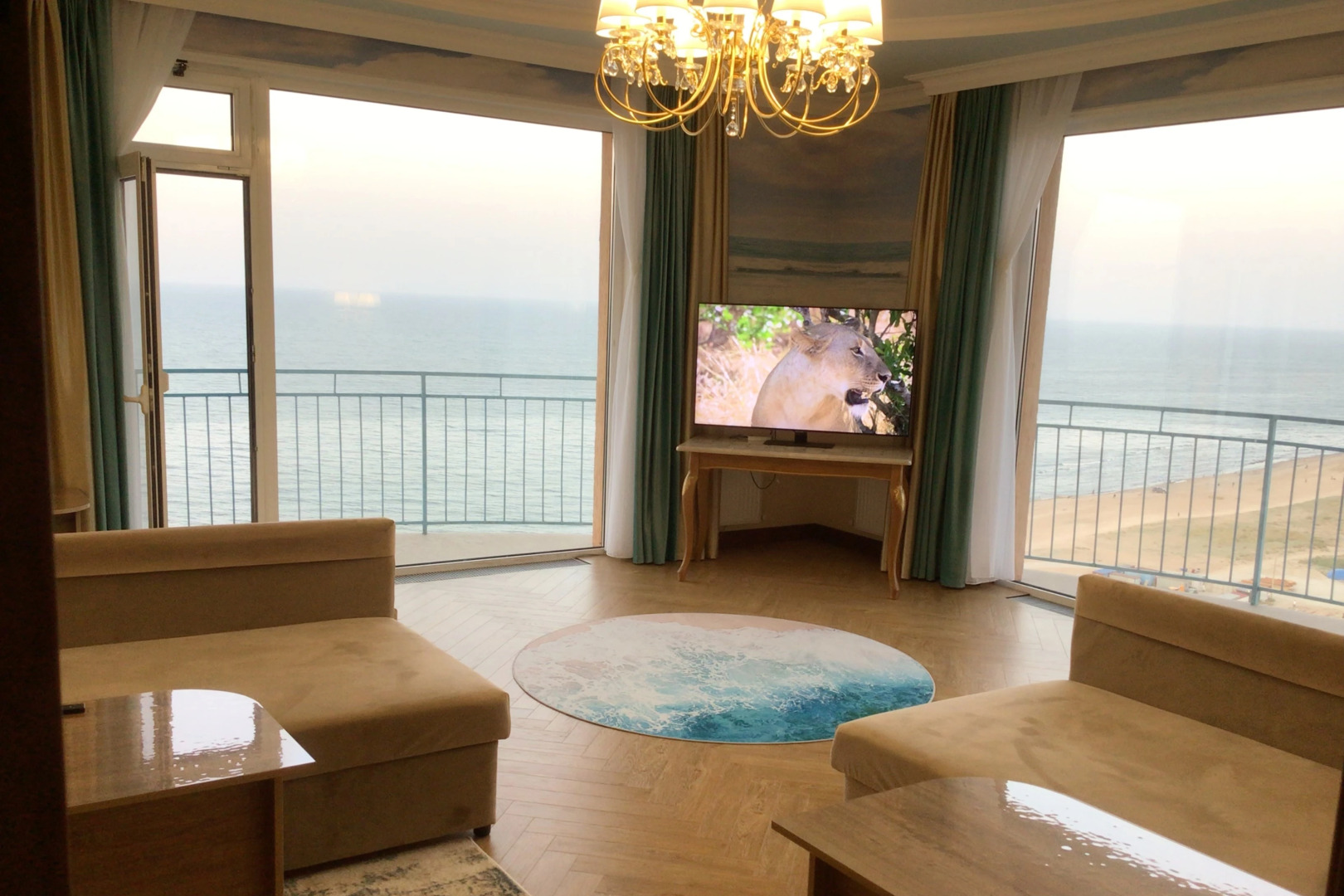 Апартаменты Priboy 05 у моря для отдыха и оздоровления