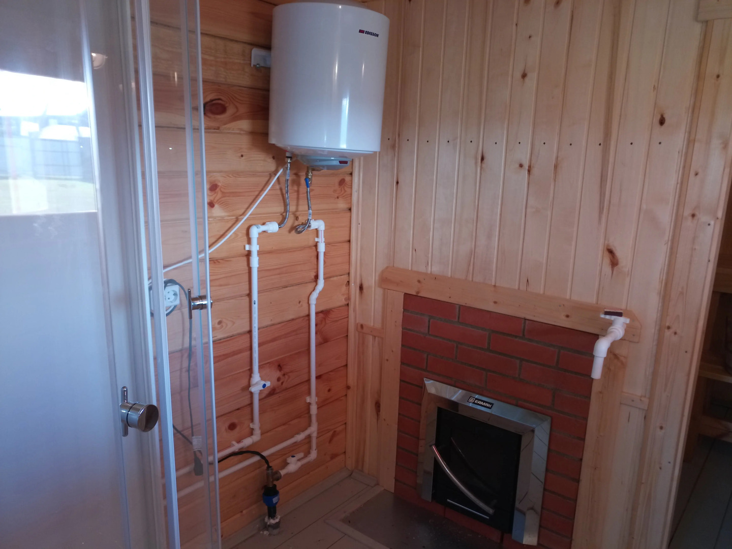 Частный дом Дом с бассейном и баней