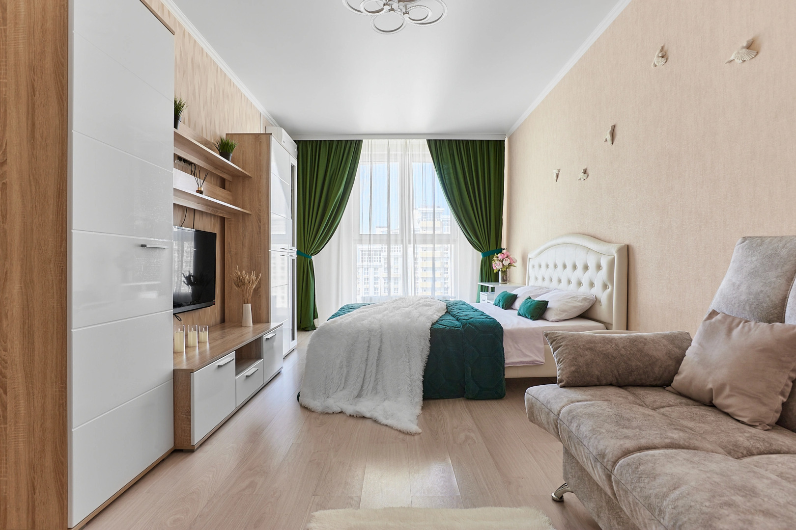 Квартира Стильная Светлая В ЖК Большой