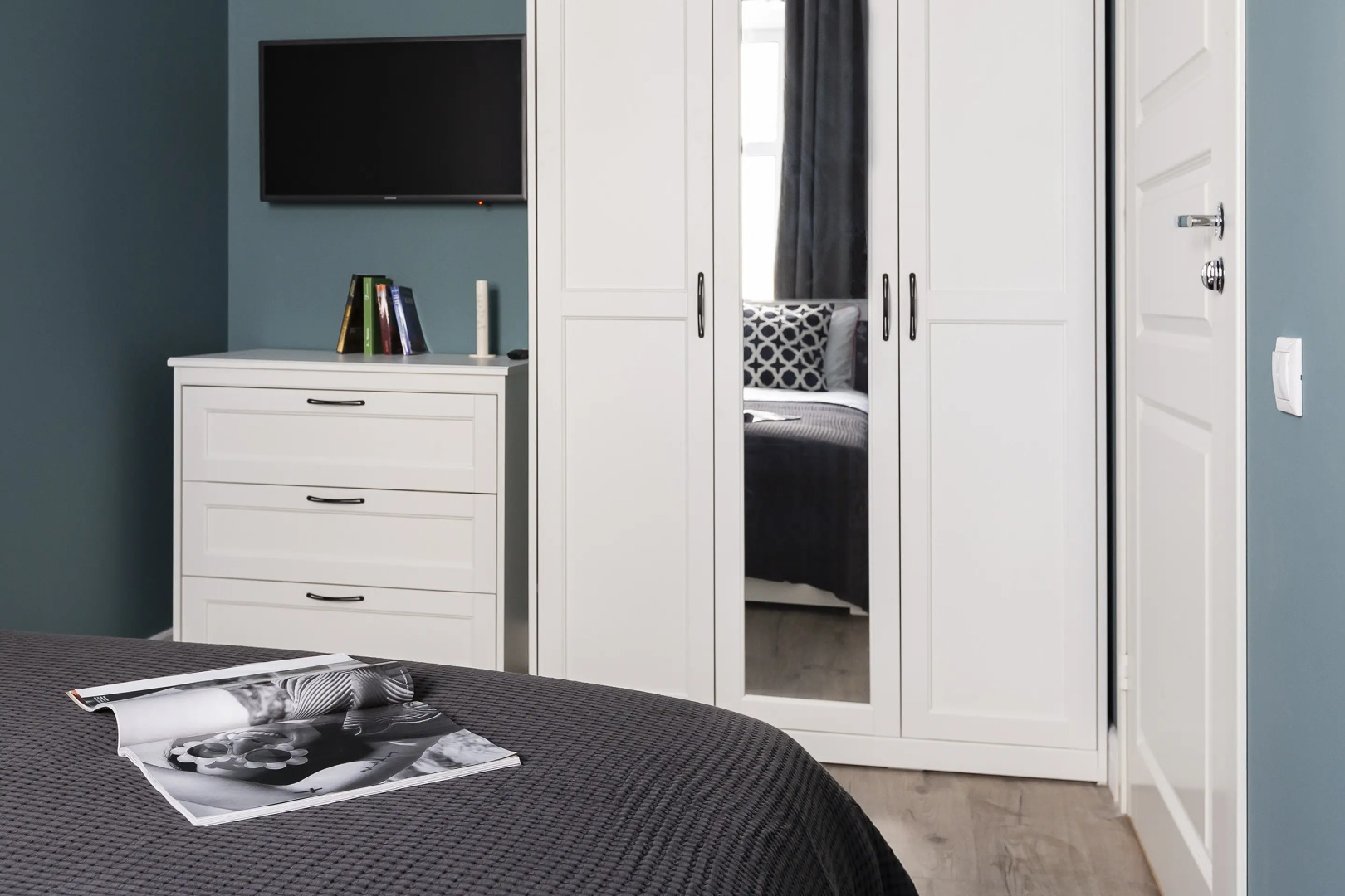 Апартаменты в скандинавском стиле у набережной