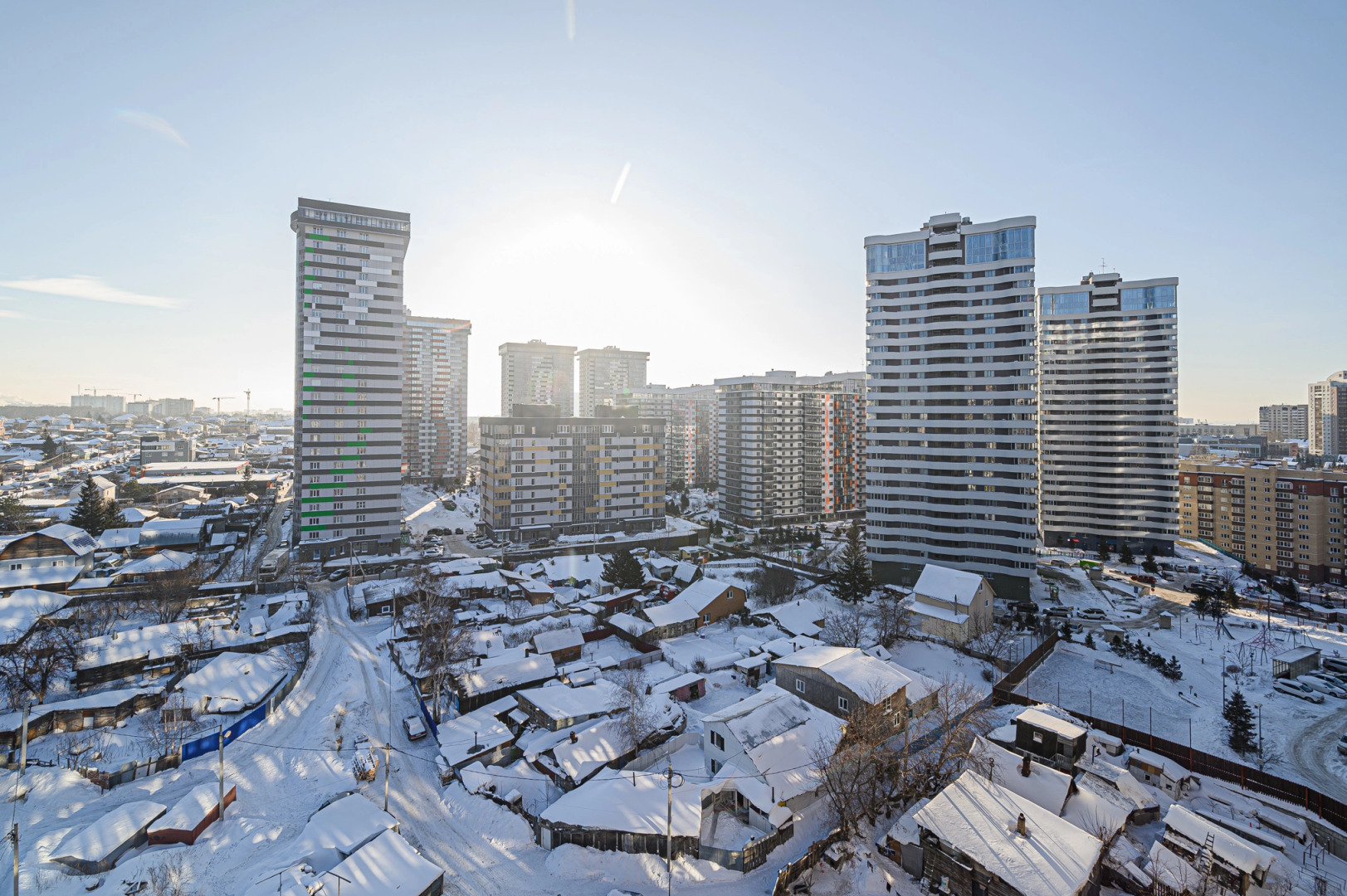 Апартаменты для 2 гостей на Покатной 130/1 на 13 этаже