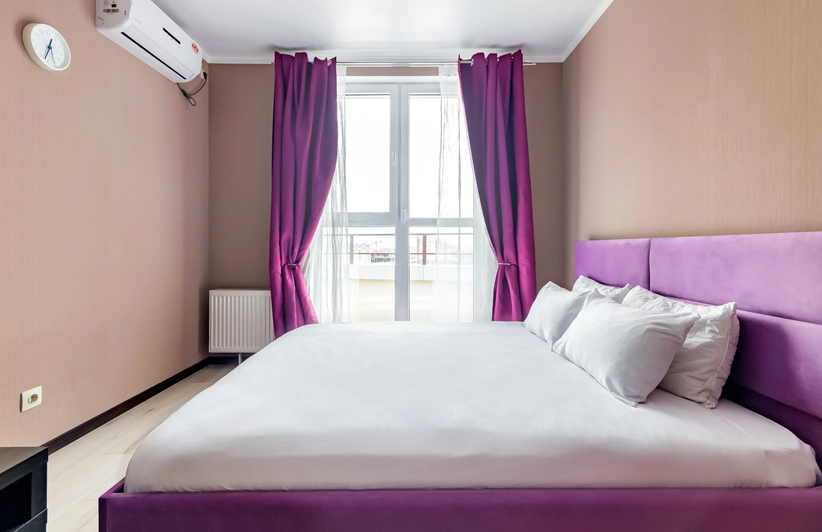 Апартаменты для 6 гостей ЖК «Большой» Smart TV, балкон с видом, духовка