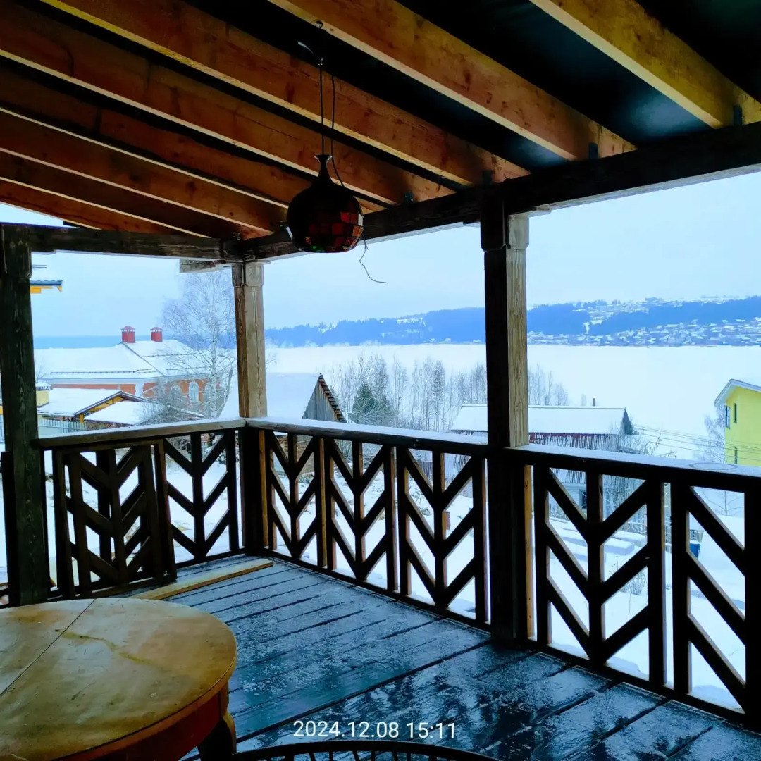 Частный дом Деревенский Домик с Прекрасным Видом