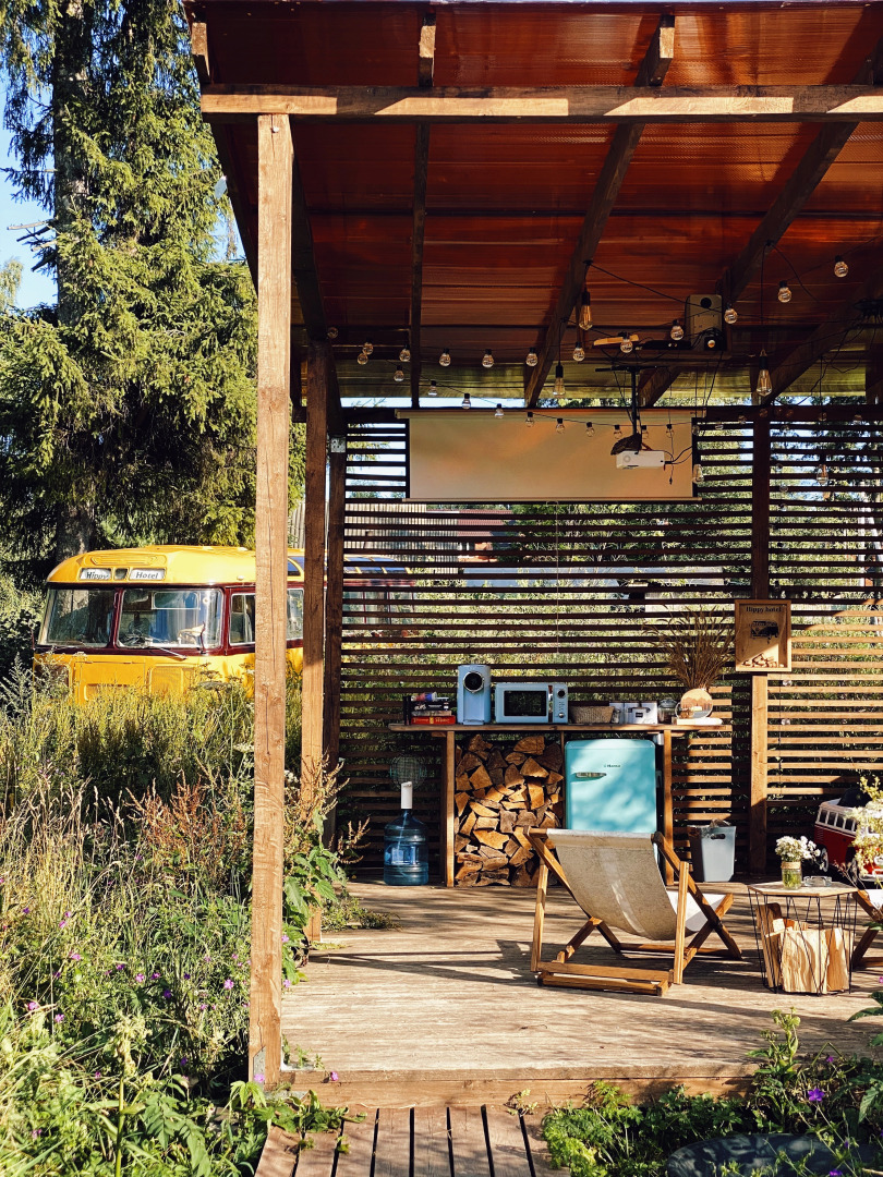 Глэмпинг Hippy Hotel