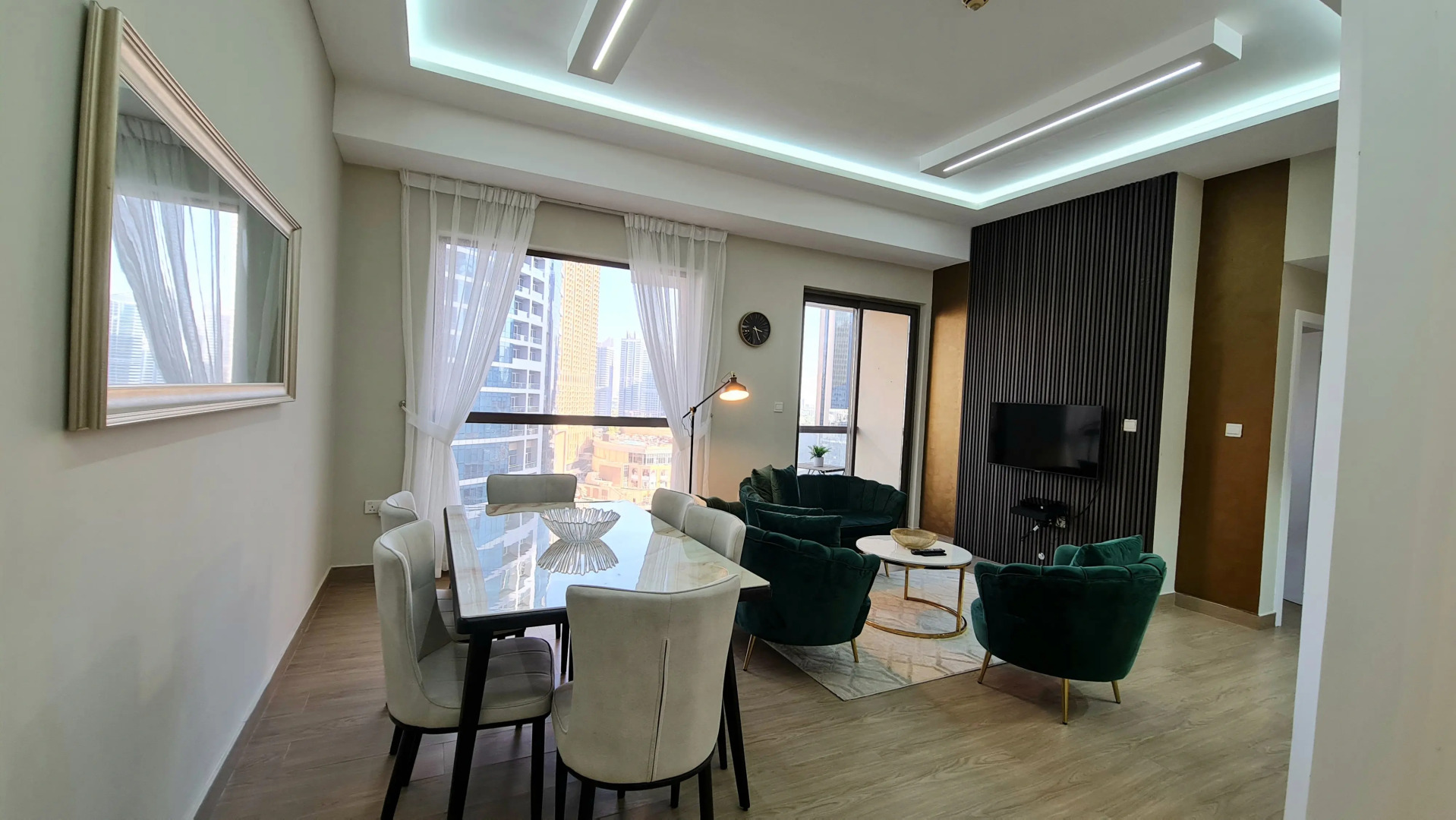 Апартаменты Marco Polo - High-rise 1BR Apt with Amazing Marina Views