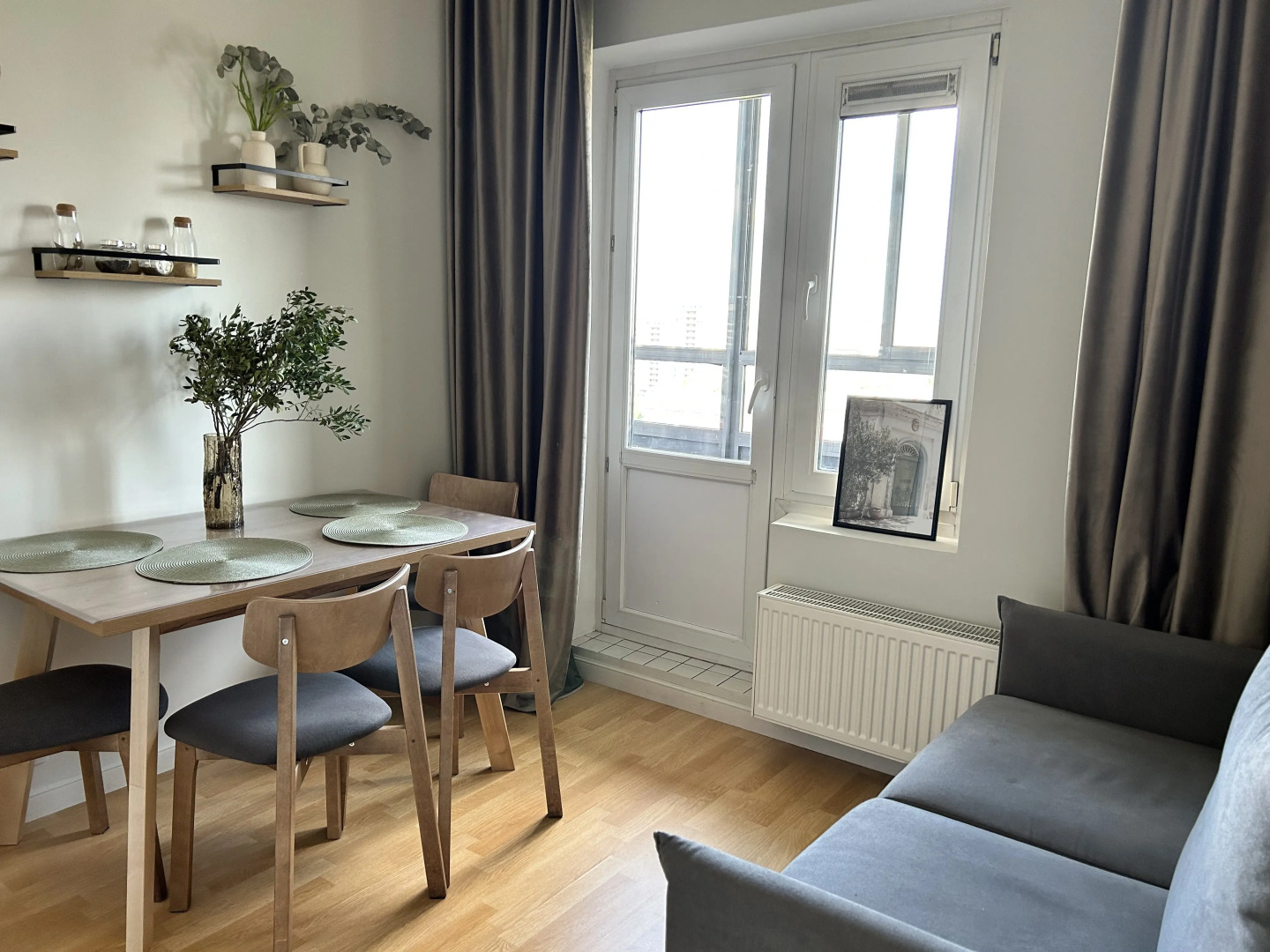 Квартира Сканди однокомнатные Piter Apartments с кондиционером