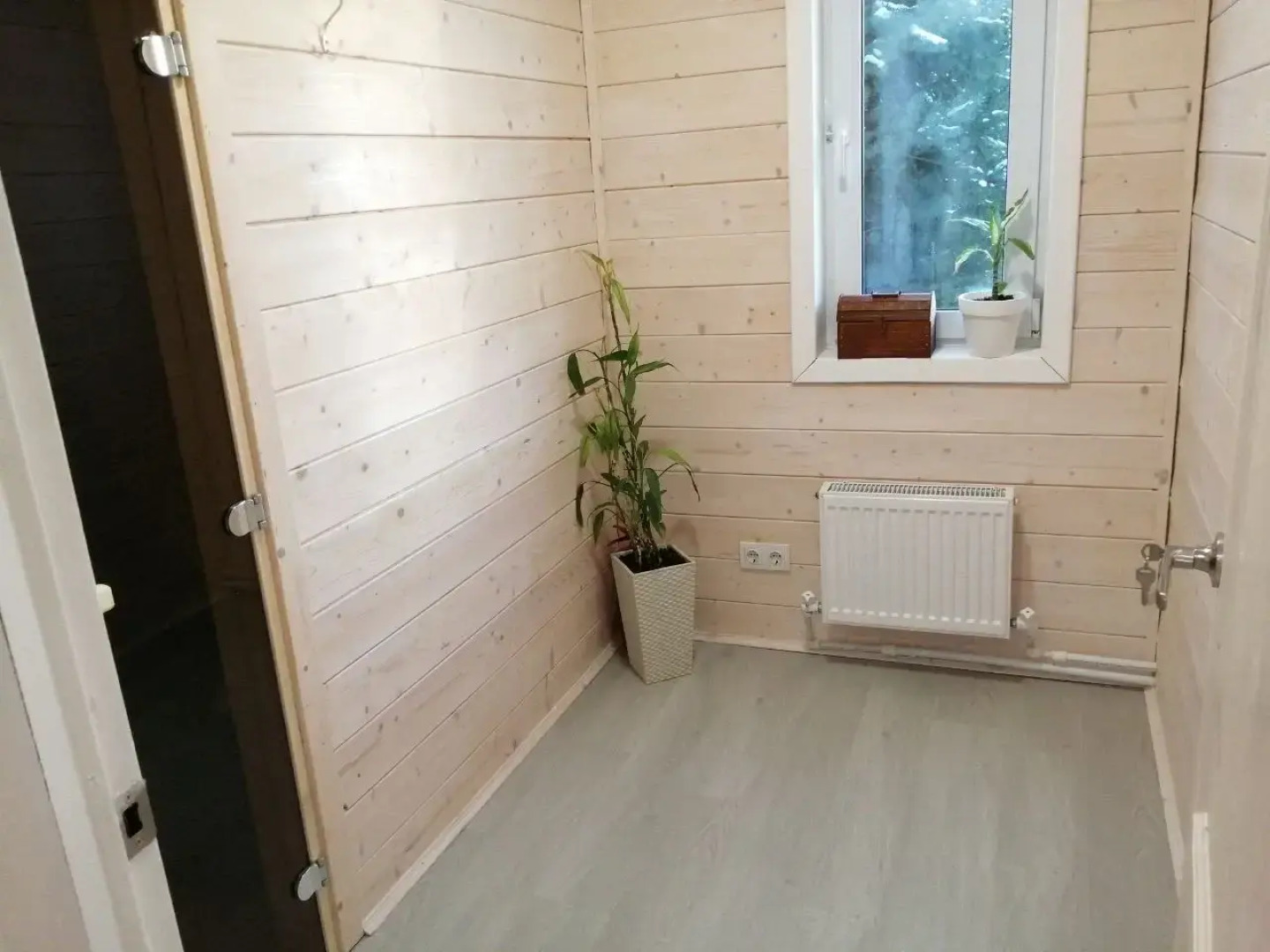 Частный дом с верандой и сауной