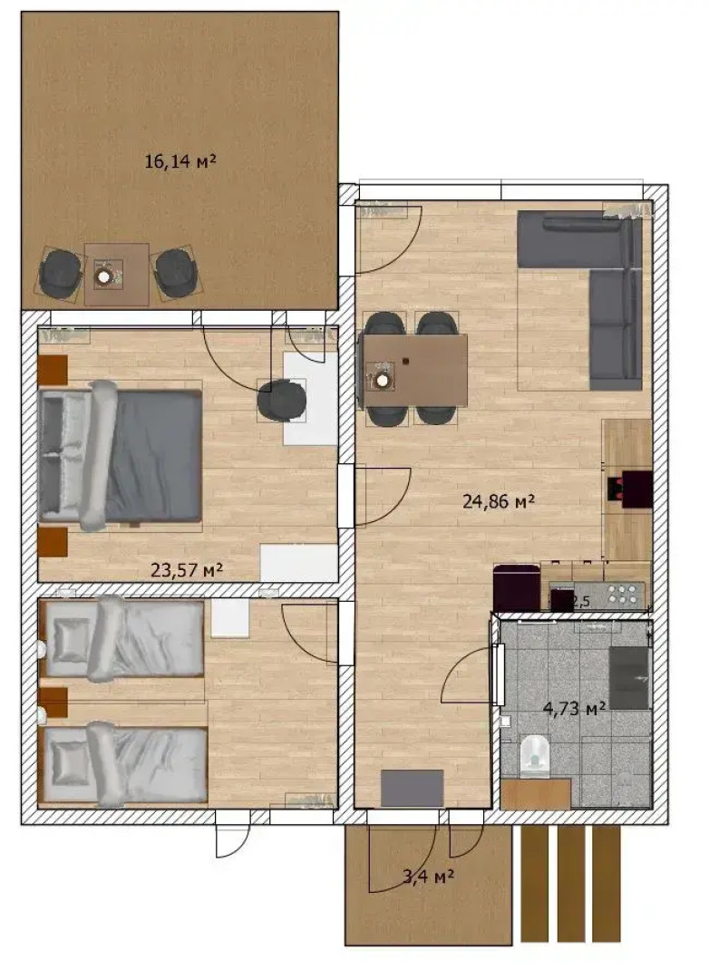 Коттедж Якунино-Дача Дом Лисы