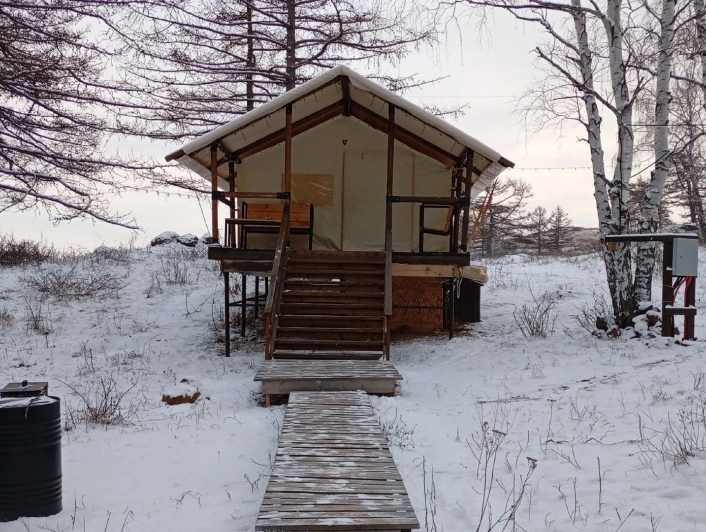 Глэмпинг Наедине