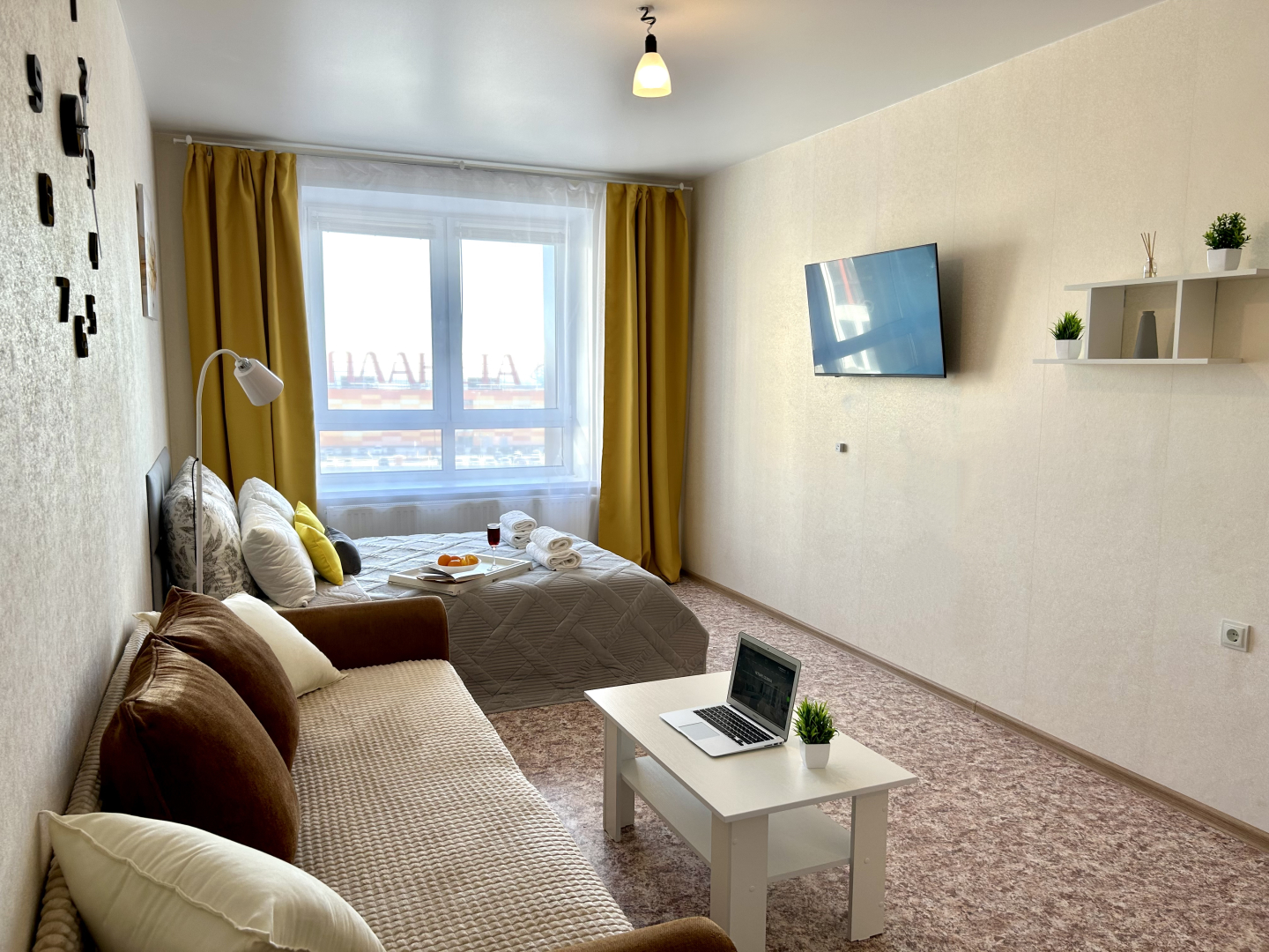 Апартаменты Fsf В Географическом Центре Города