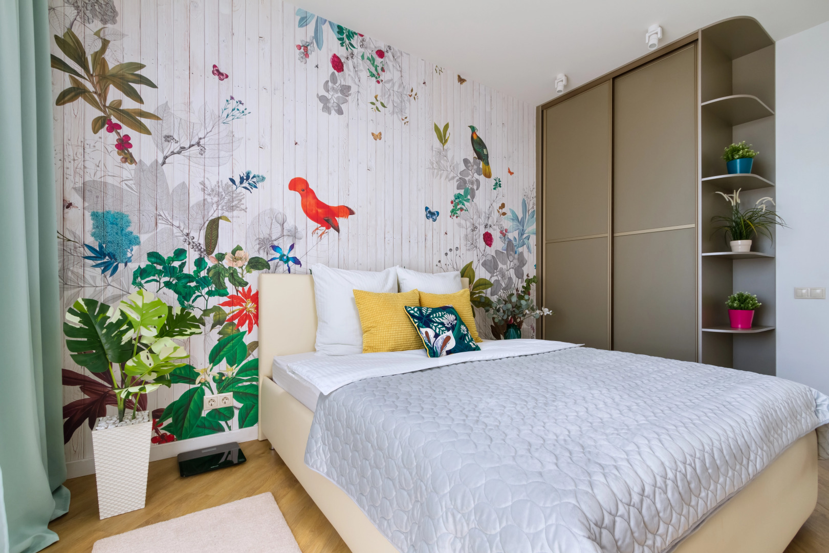 Квартира Дизайнерская 2к Andora-Тропик в ЖК Державинский квартал