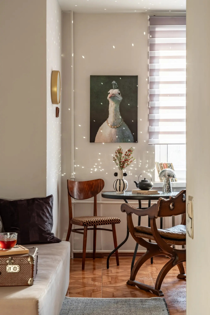 Квартира изысканная с авторским искусством пешком до Красной площади