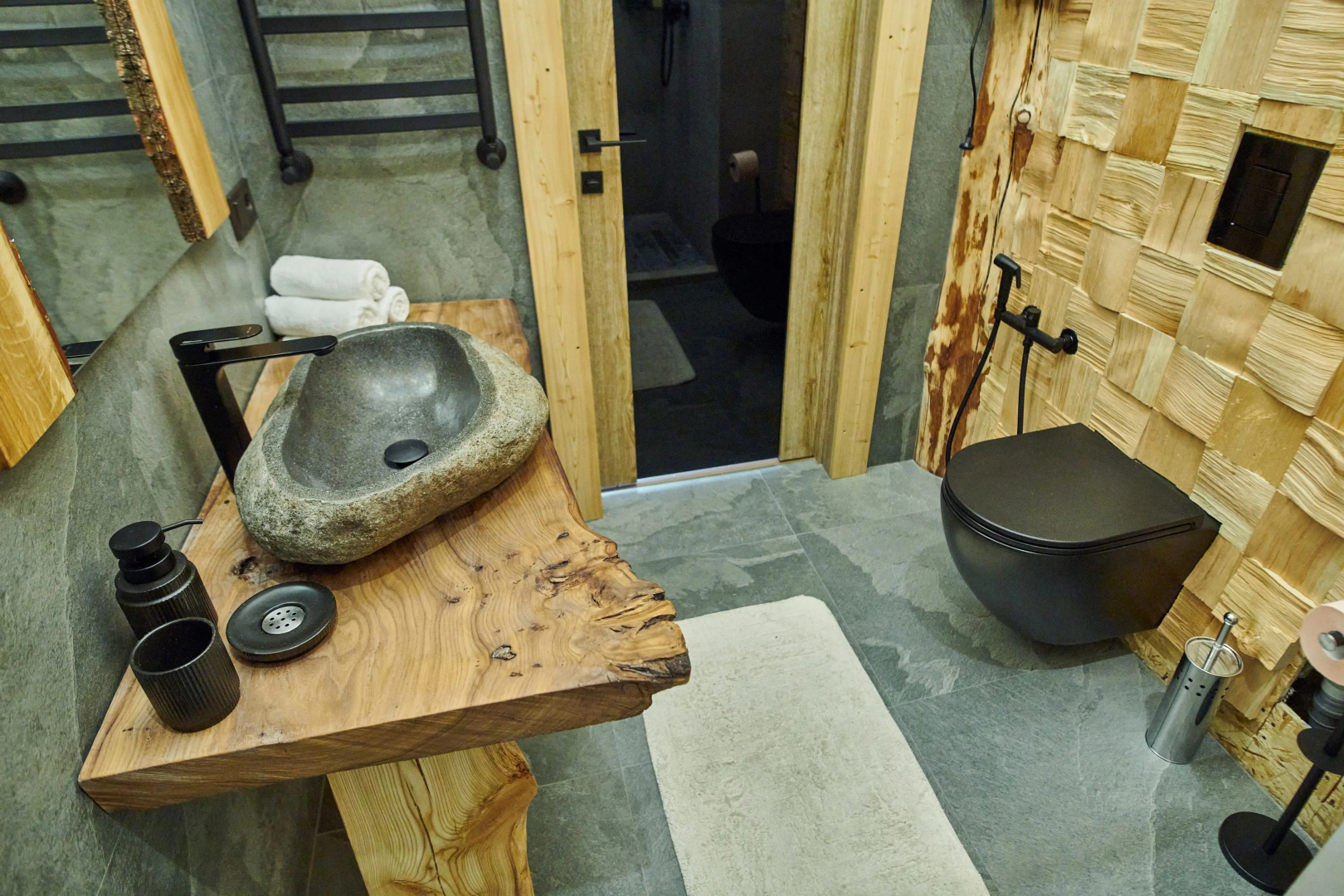 Шале Кедр 760, 5 спален, 12 гостей с бассейном и баней