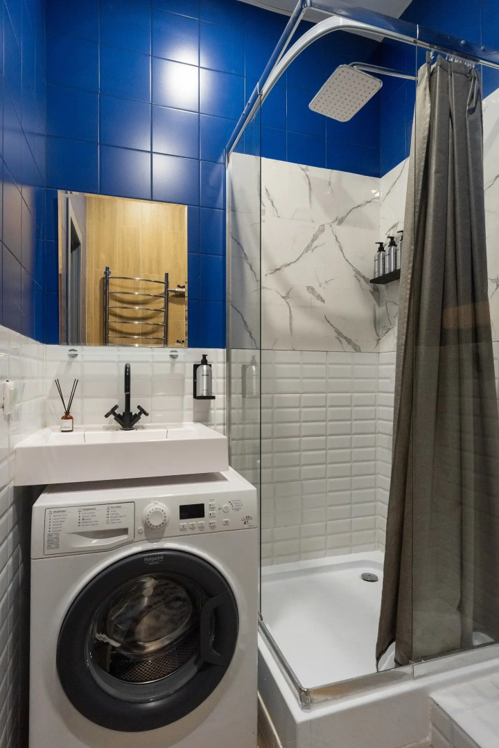 Апартаменты KeyGo 1011 Студия рядом с метро Окружная