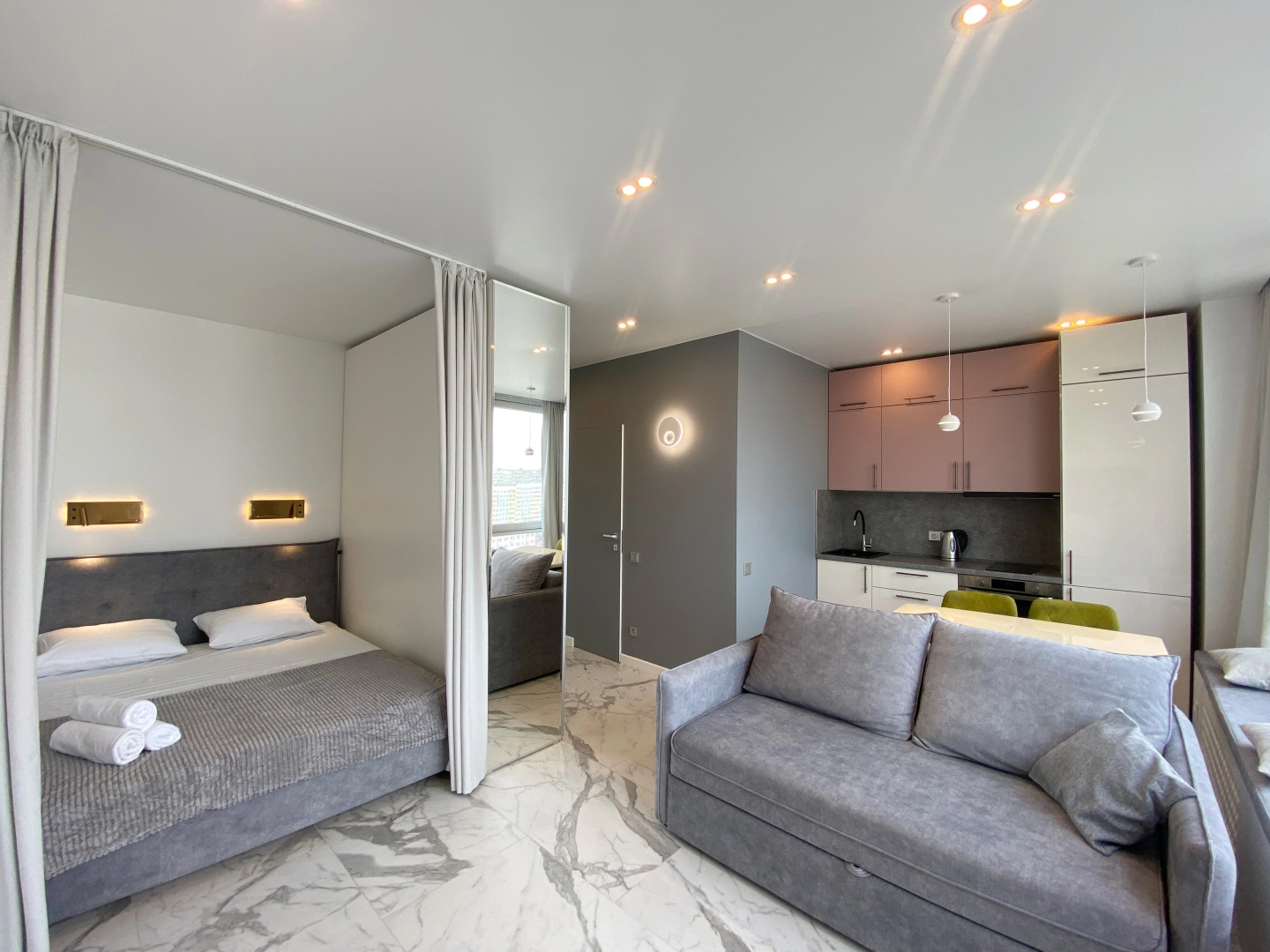 Апартаменты Студия в ЖК Морион на 11 этаже