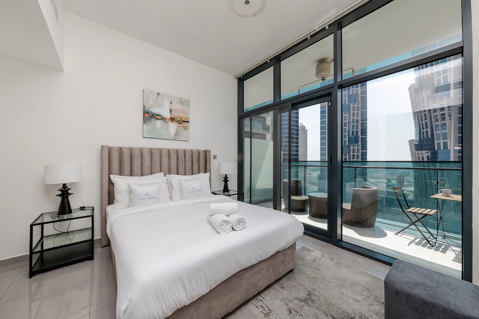 Апартаменты Stylish 1BR at Damac Merano Tower with Great View