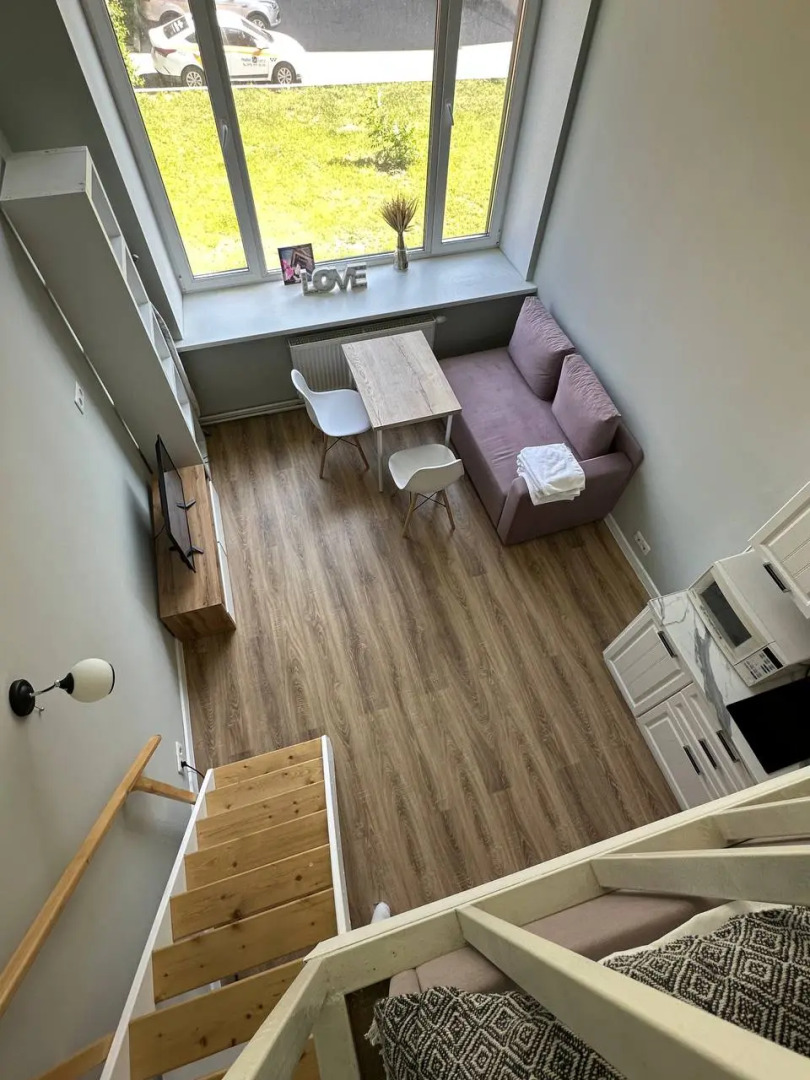 Двухуровневые апартаменты Pink Powder у метро Бауманская