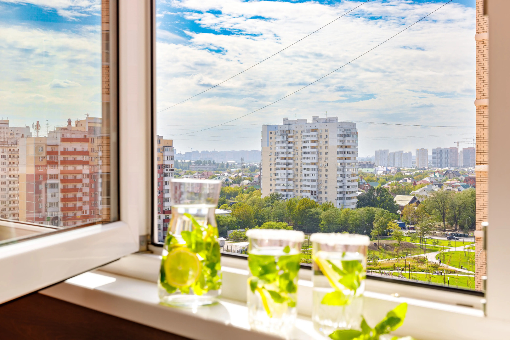 Квартира Однокомнатная с Балконом и Видом на Город