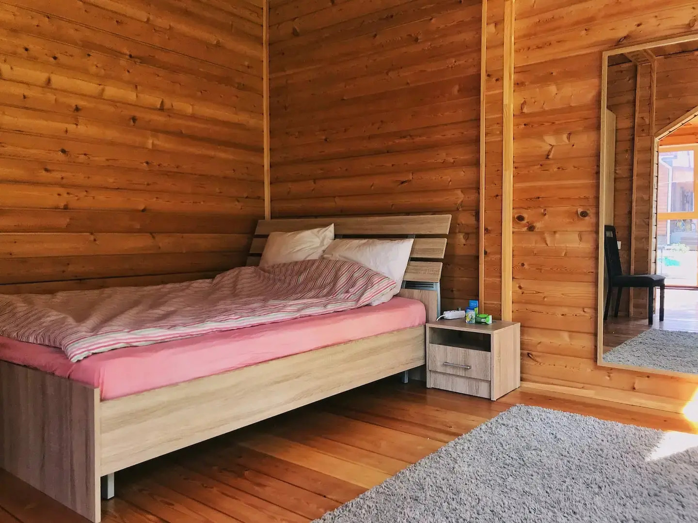 Дом с баней и камином