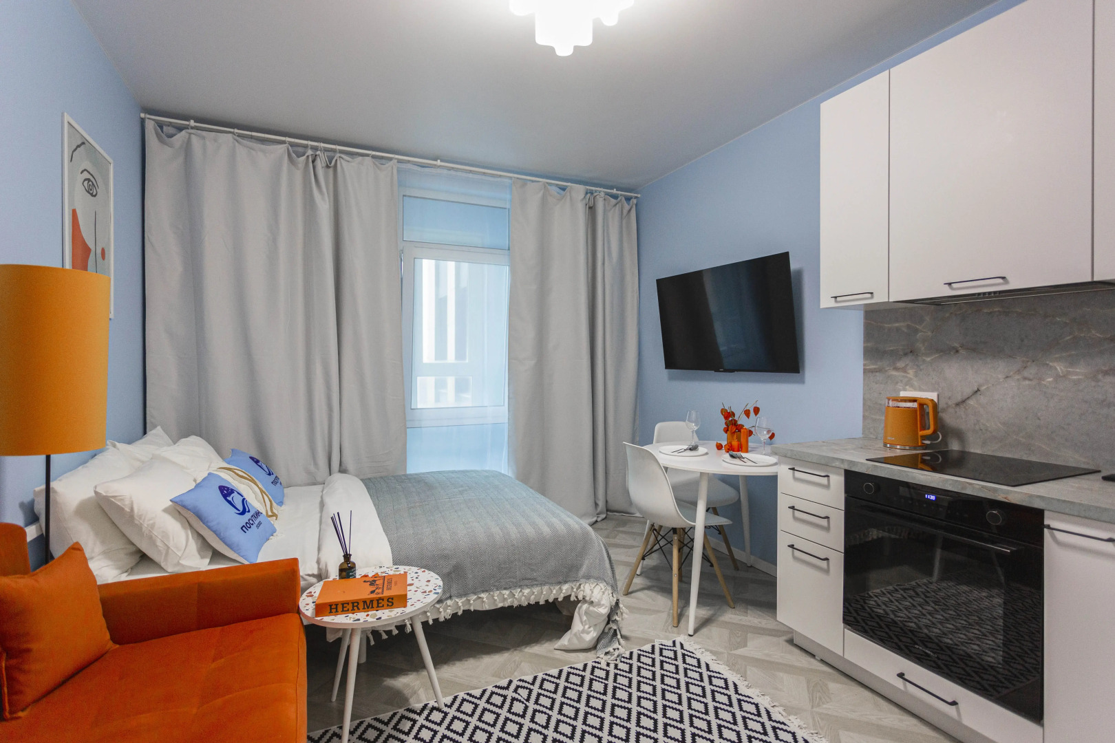 Квартира Шикарнaя Уютнaя Студия в ЖК Пpокшинo в 15 Минутах Езды от Аэропорта Внуково