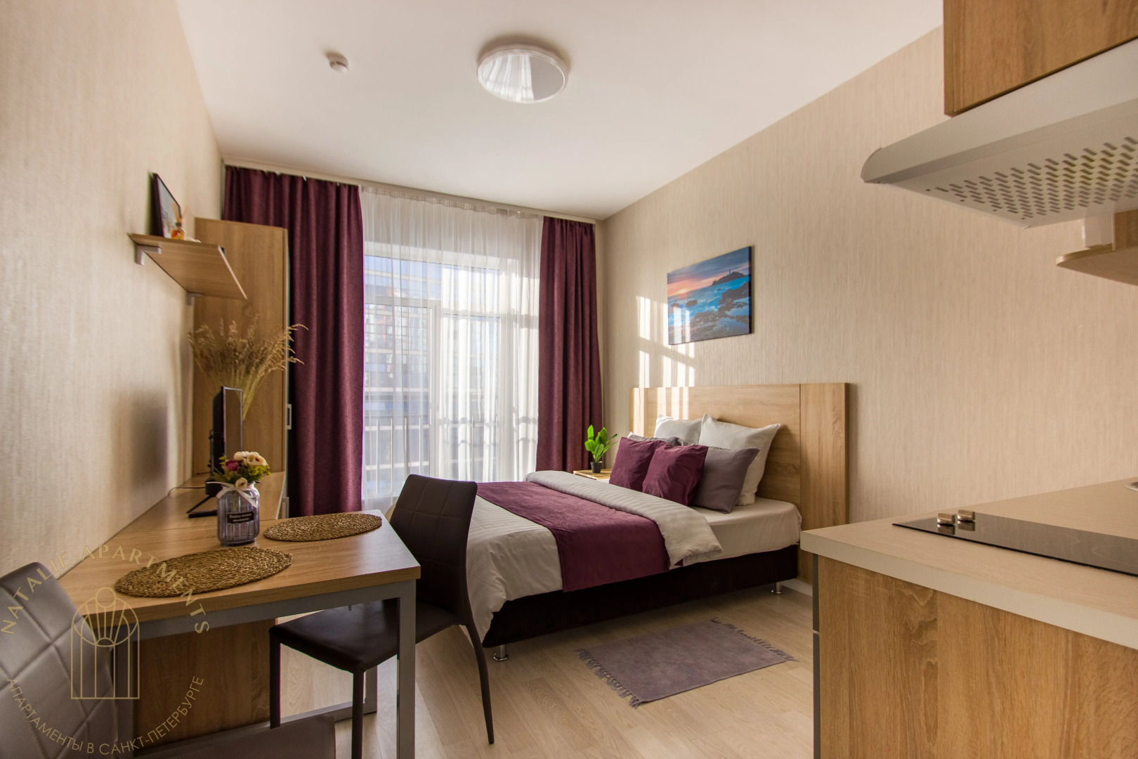 Апартаменты Студия Natalie Apartments Пулковское шоссе 14с6