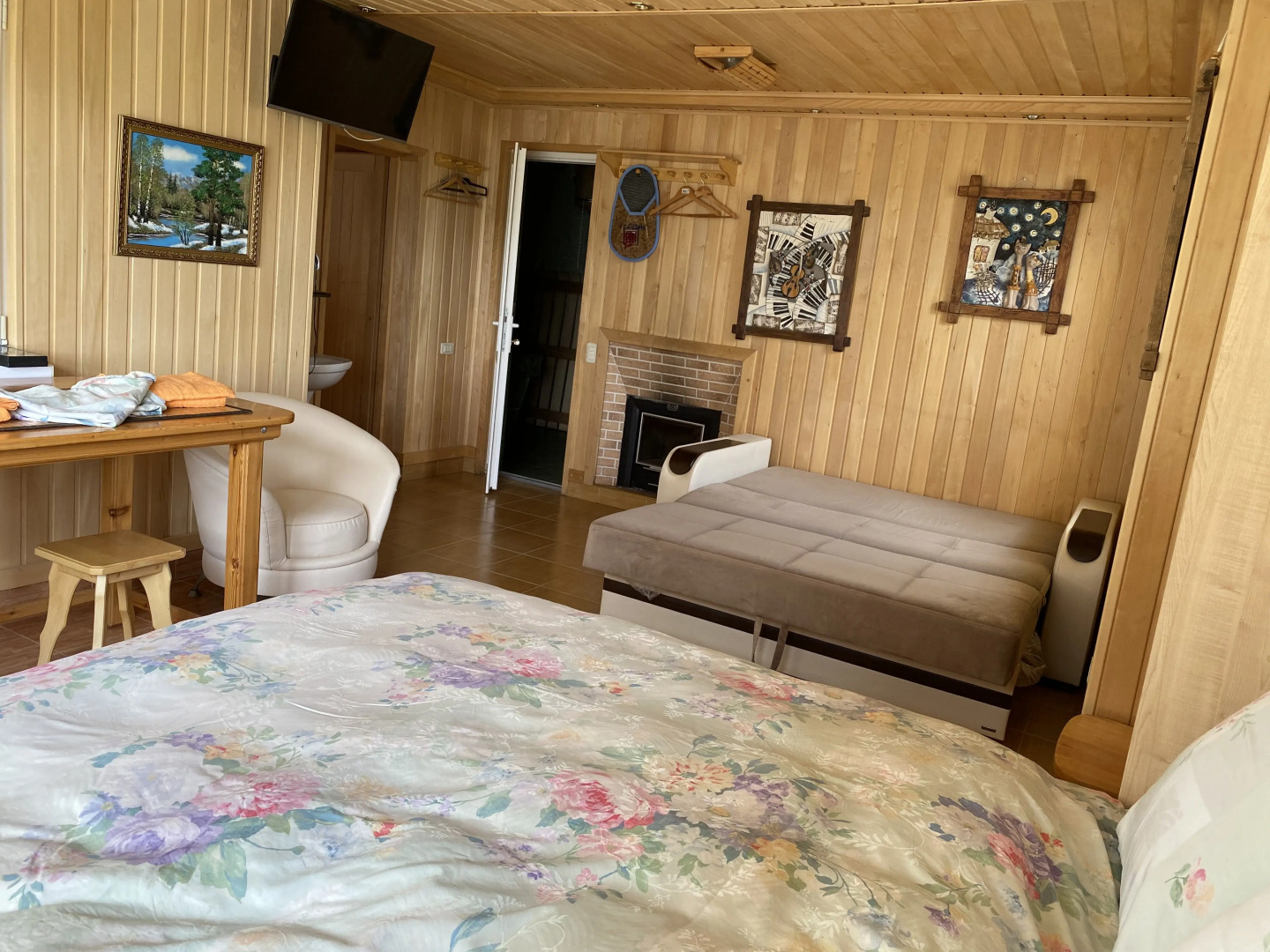 Частный дом с сауной и с зоной барбекю