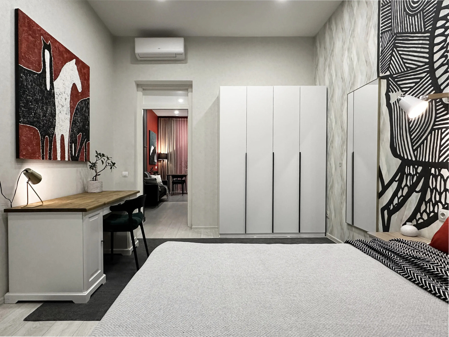 Квартира в центре с проектором и видом на парк