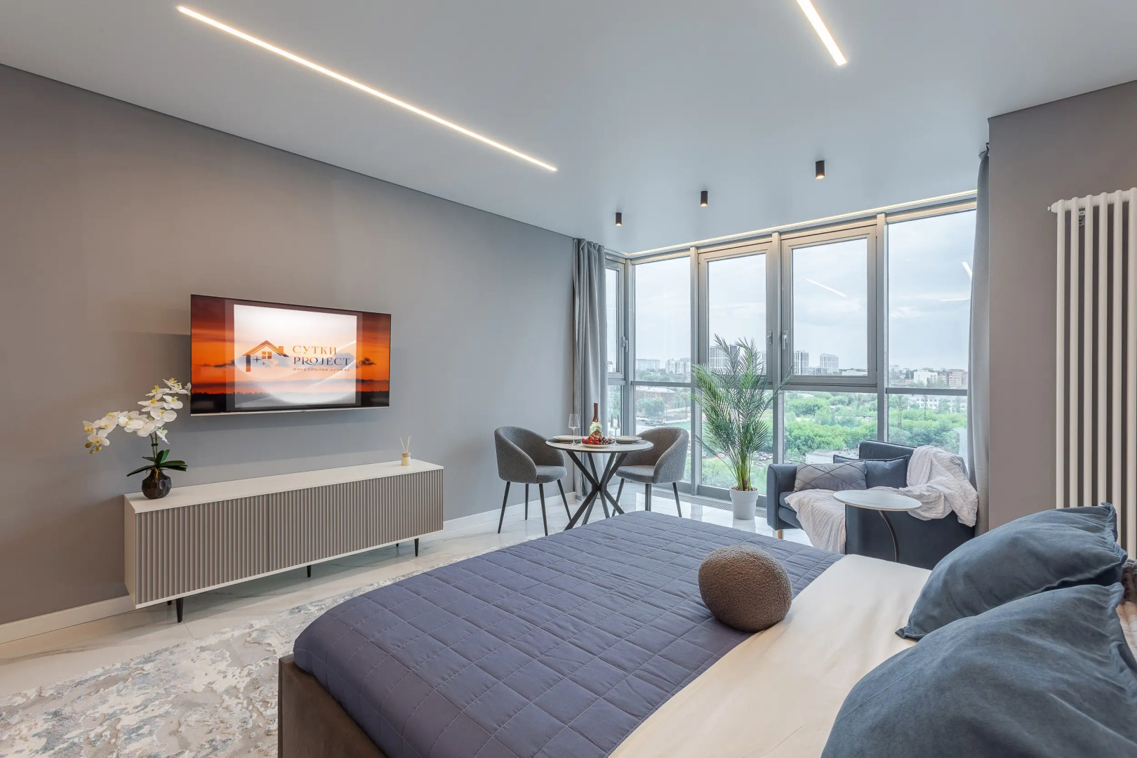 Квартира Nebo - Новая Студия в ЖК Галактика Центр Города