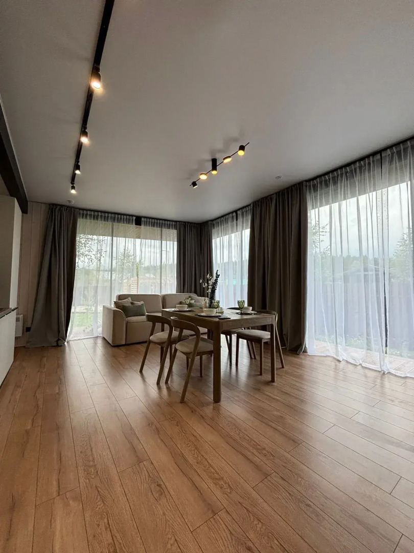 Частный дом у реки с сауной и чаном