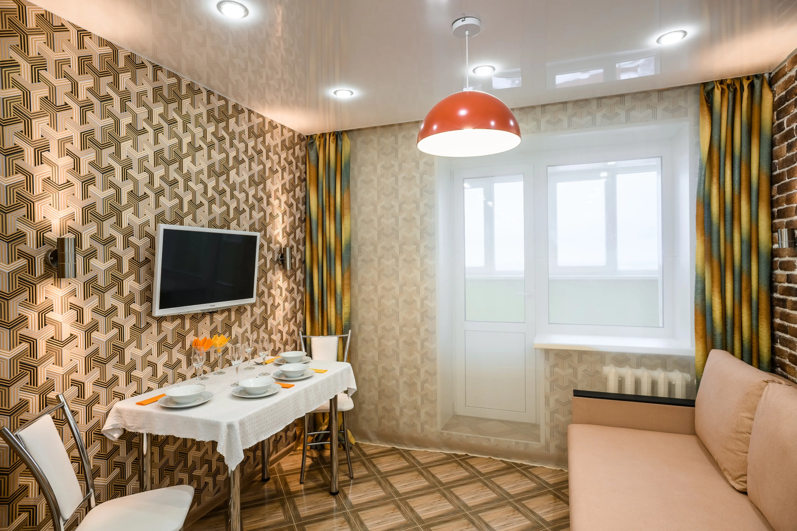 Апартаменты Однокомнатные на Дуки, 11 этаж, Светлая