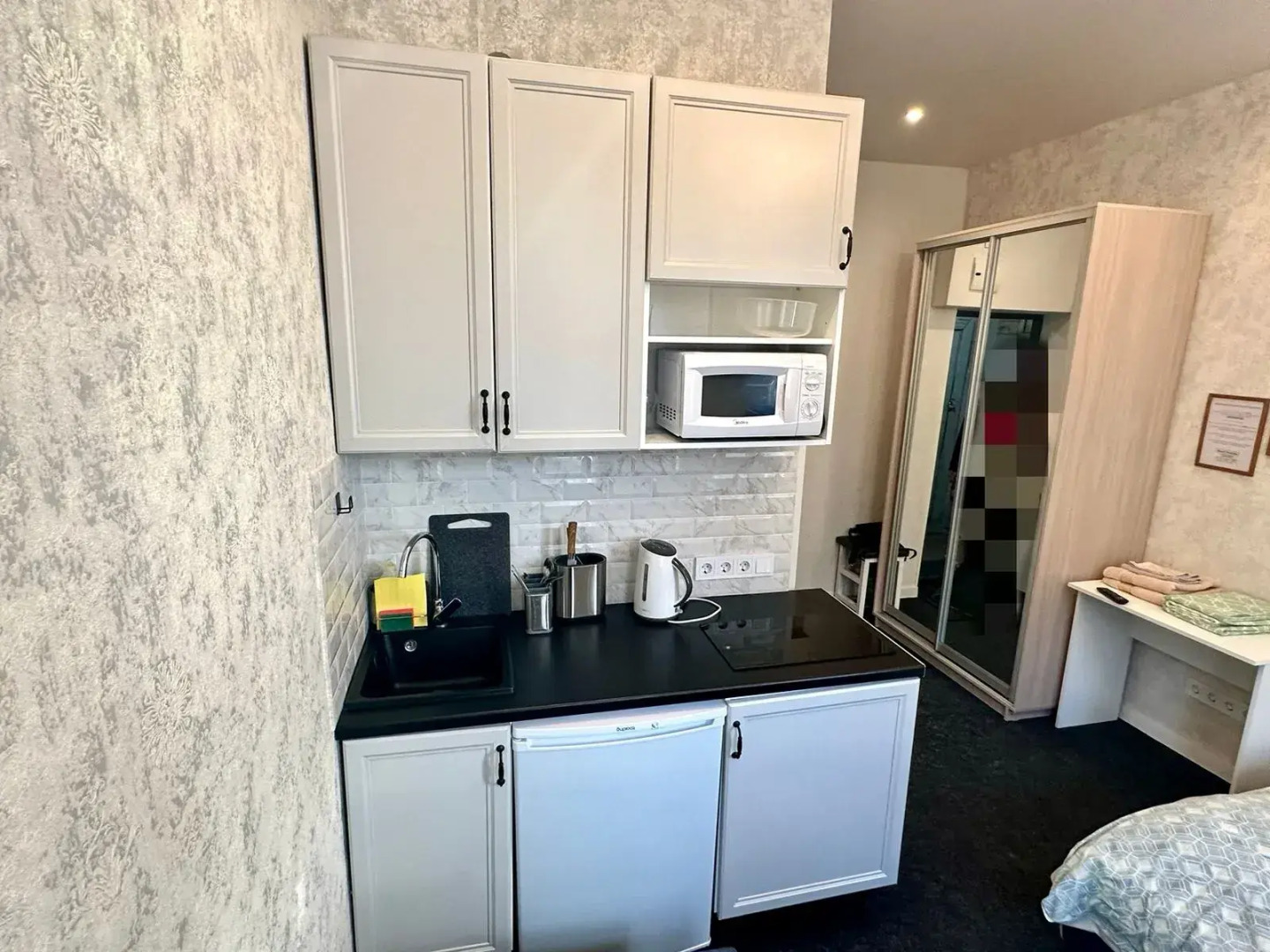 Квартира Студия с дизайнерским ремонтом