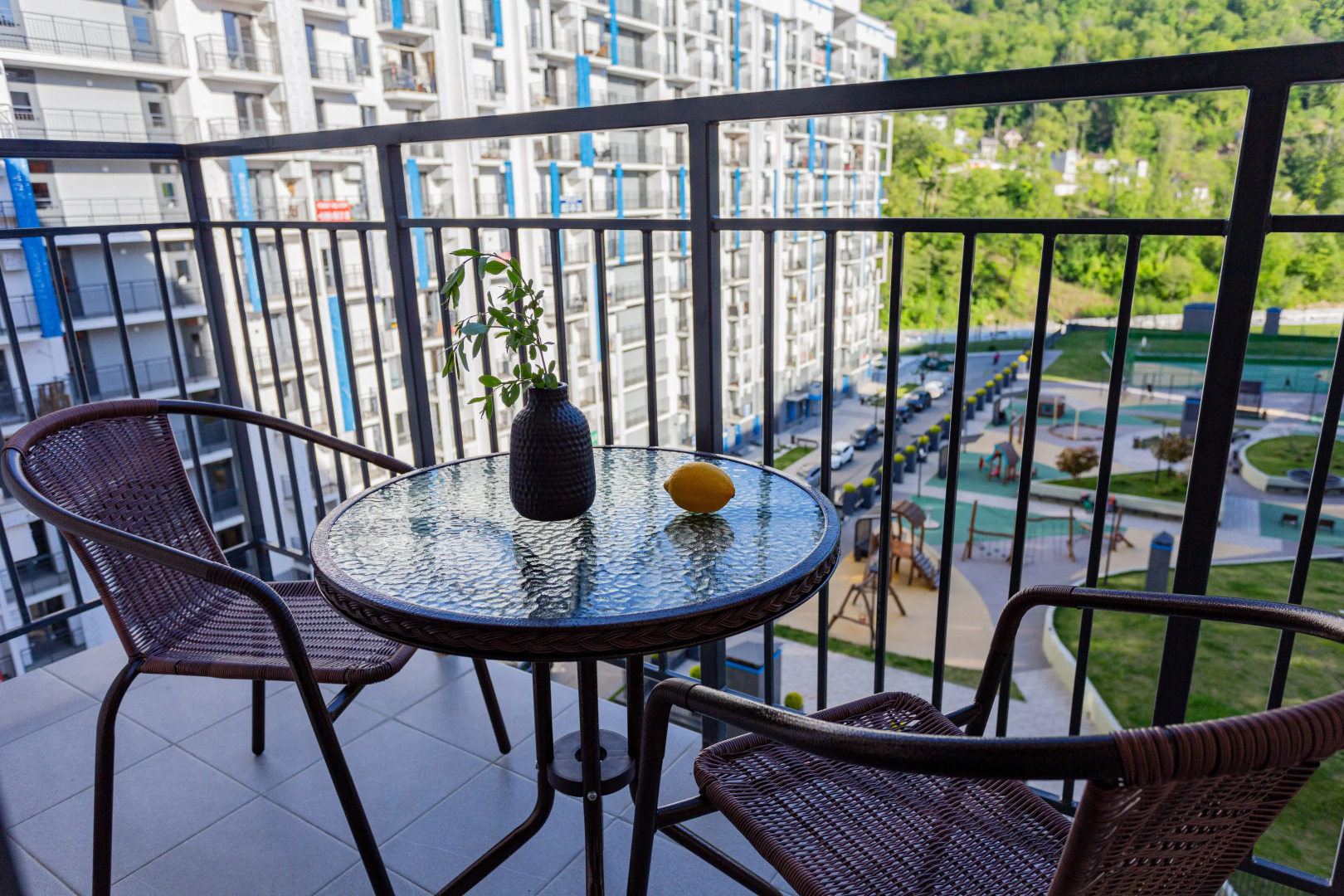 Апартаменты Бирюза УК Атмосфера с видом на горы