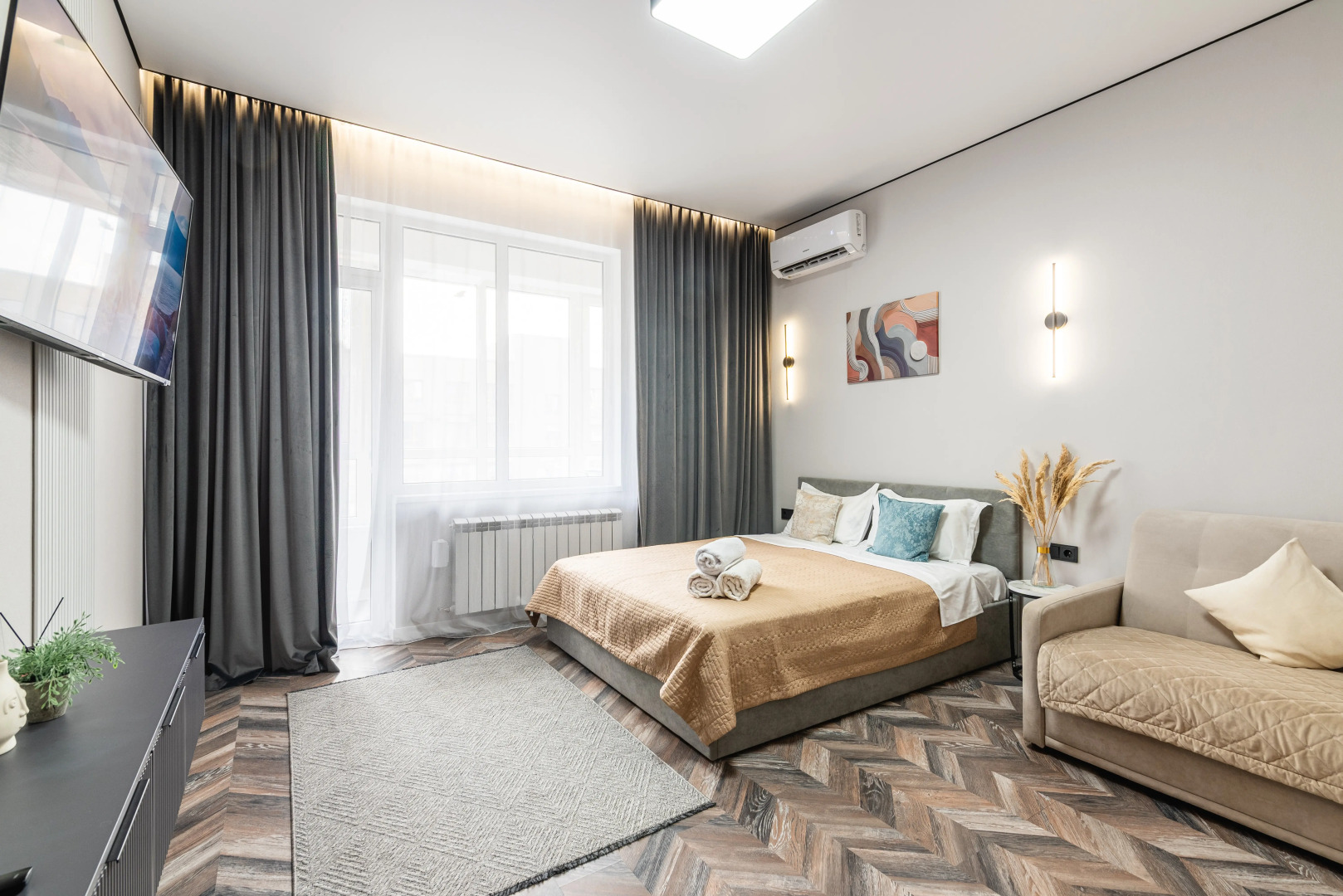 Апартаменты Студия Bounty рядом с ТРЦ Мега Парк (197)