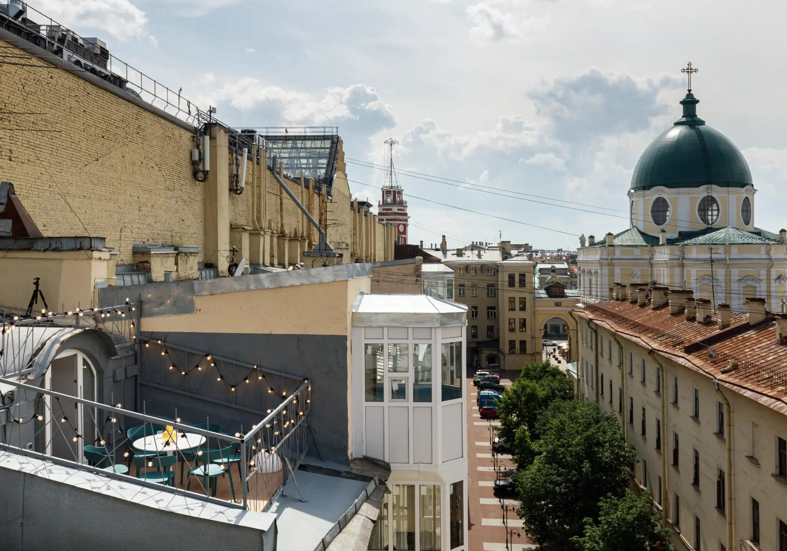 Апартаменты двухуровневые Benua 170 кв.м с Тремя Террасами Напротив Русского Музея