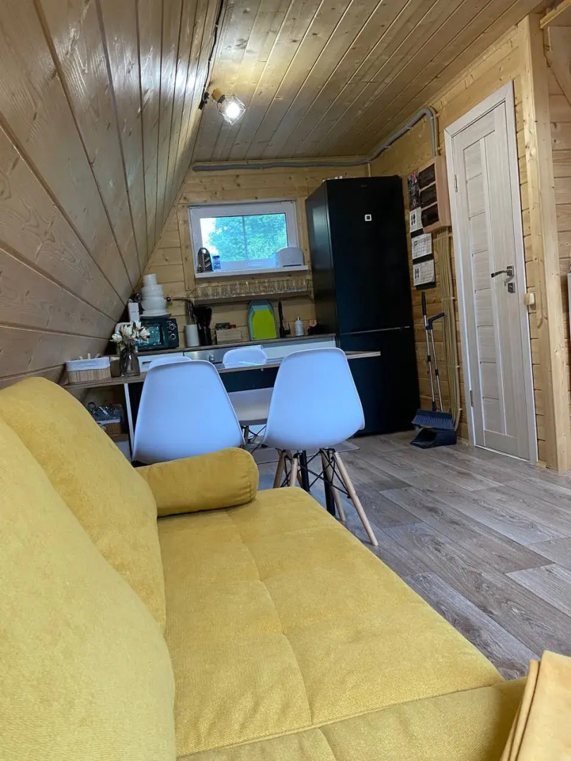 Шале с баней на берегу озера