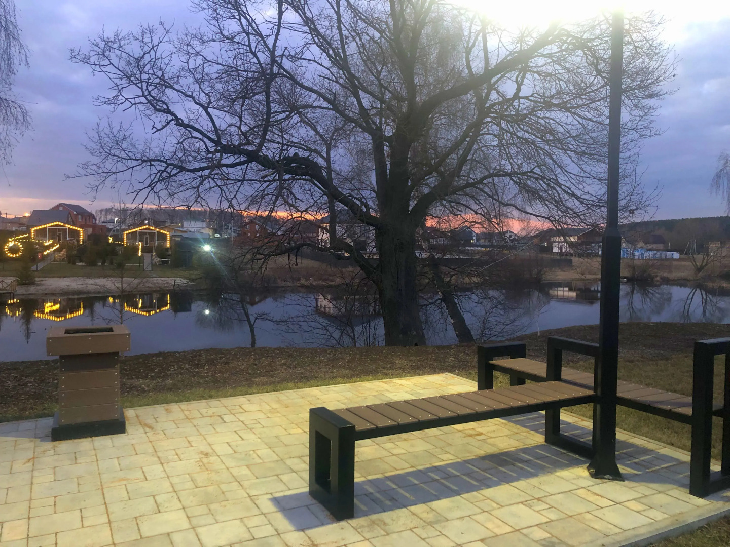 Частный дом дом у озера с чаном и баней