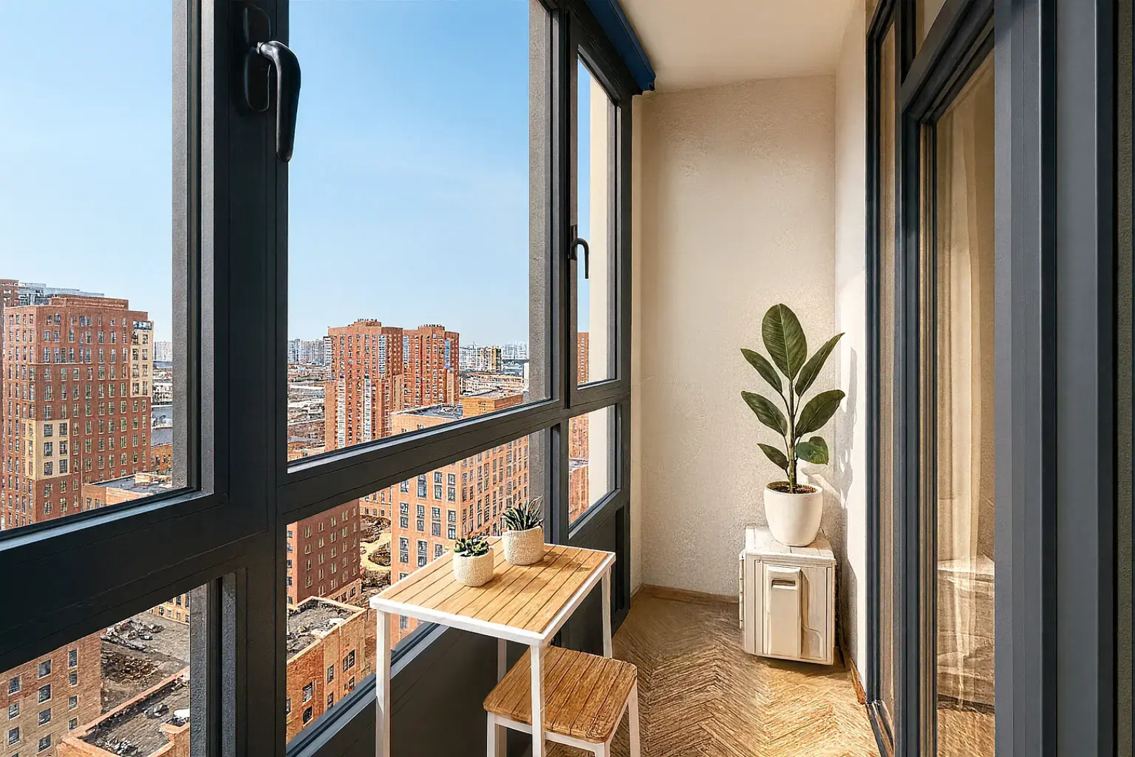 Апартаменты Студия на 23 Этаже с Видом на Москву