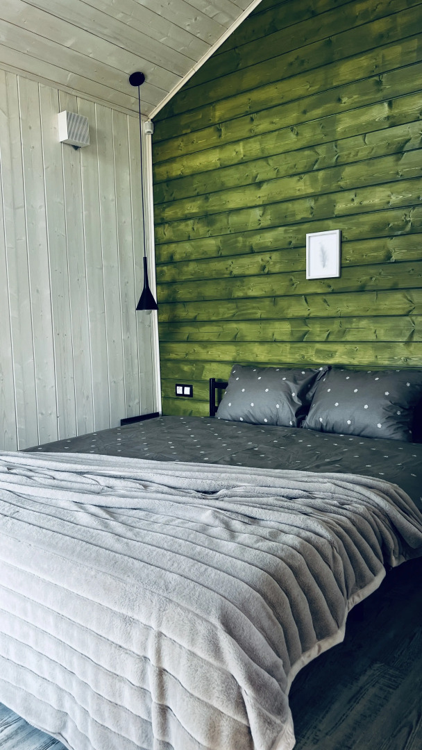 Шале Дом БарнХаус с Купелью в Городе Тула с Видом на Озеро