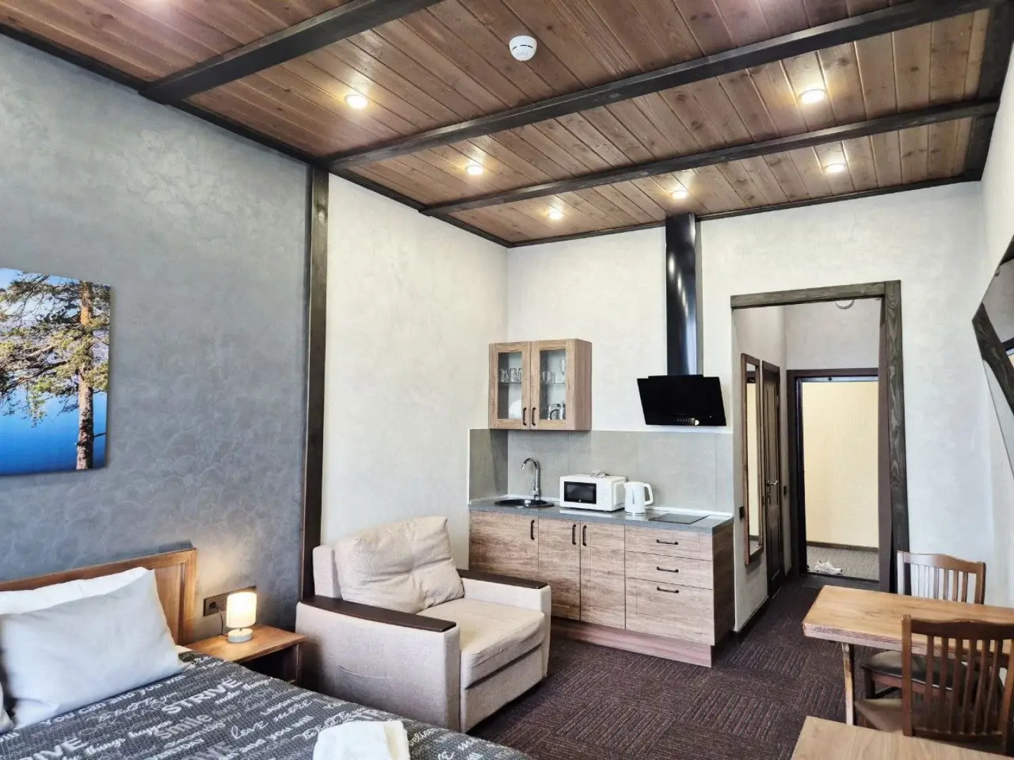 Апартаменты Студия с Потрясающим Видом 300м от Подьемника