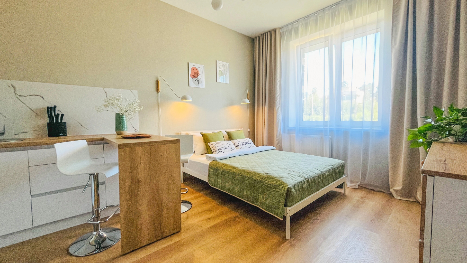 Квартира Уютная Студия в Песочном