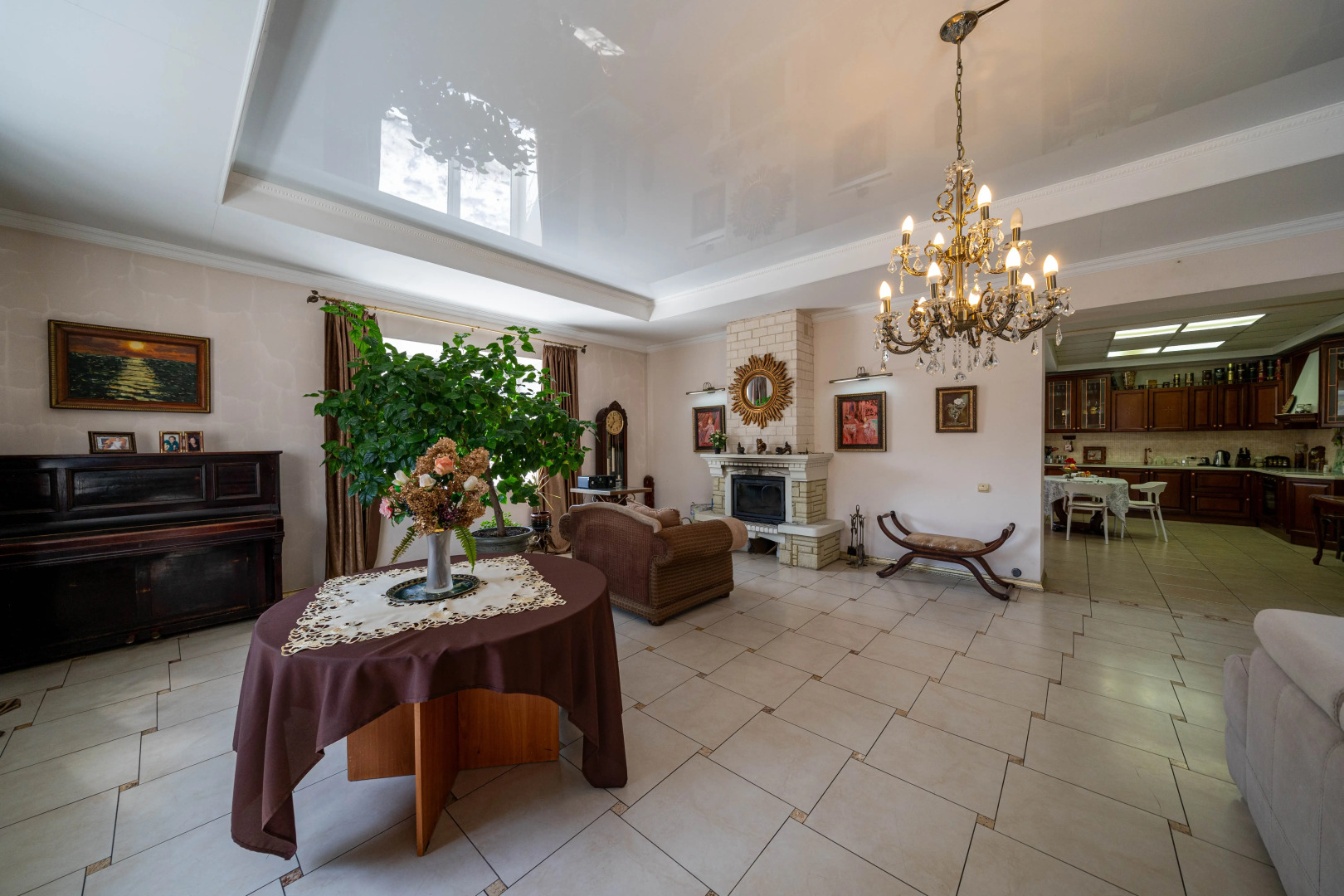 Частный дом Большой уютный коттедж с баней