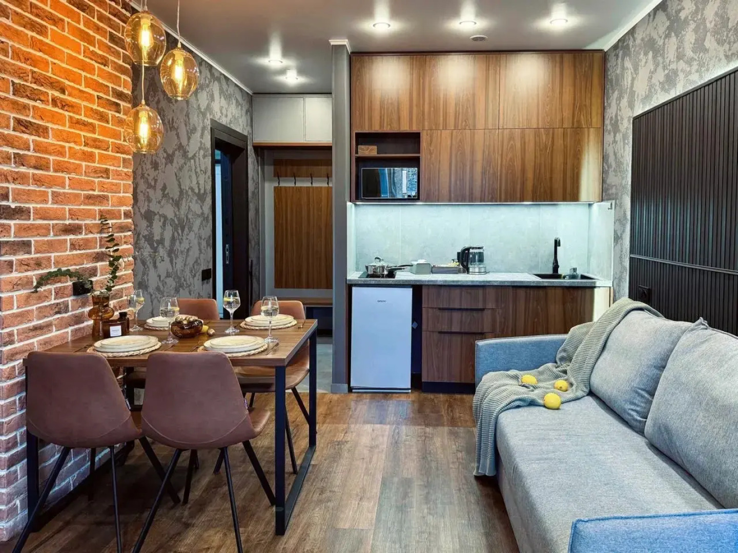 Апартаменты Студия на проспекте Тракторостроителей