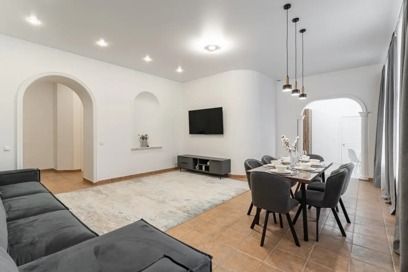 Квартира Трёхкомнатная в Центре Москвы на Тверской