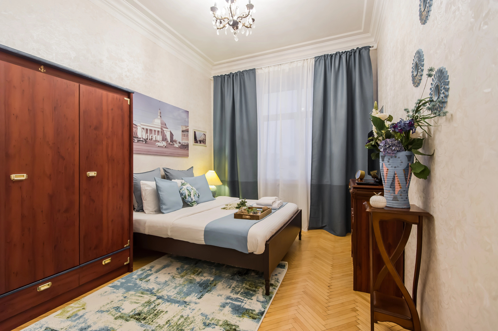 Квартира GM Apartments на Москва-реке с Видом на Набережную и Сталинскую высотку