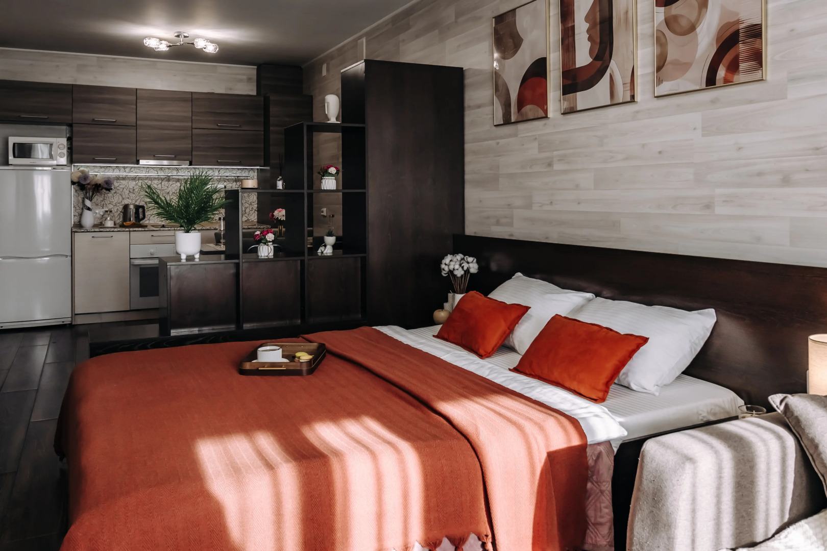 Квартира Уютная Студия в Районе Аэропорта