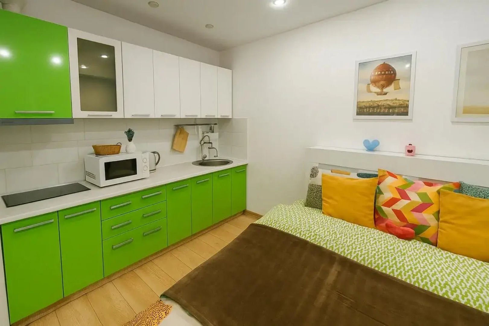 Квартира Уютная студия рядом аэропорт